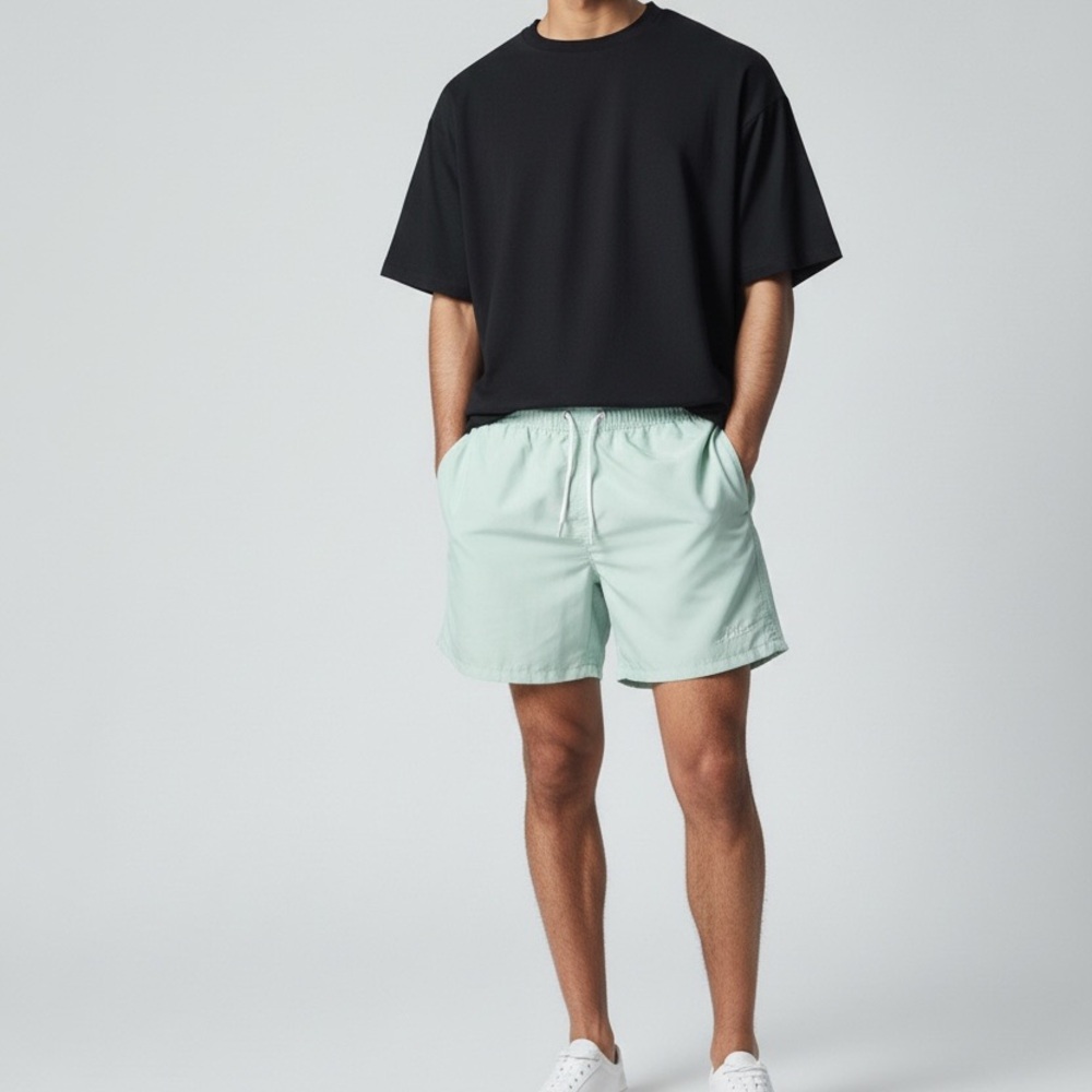 Hollister Mint Athletic Elastic-Waist Shorts- Size /XS